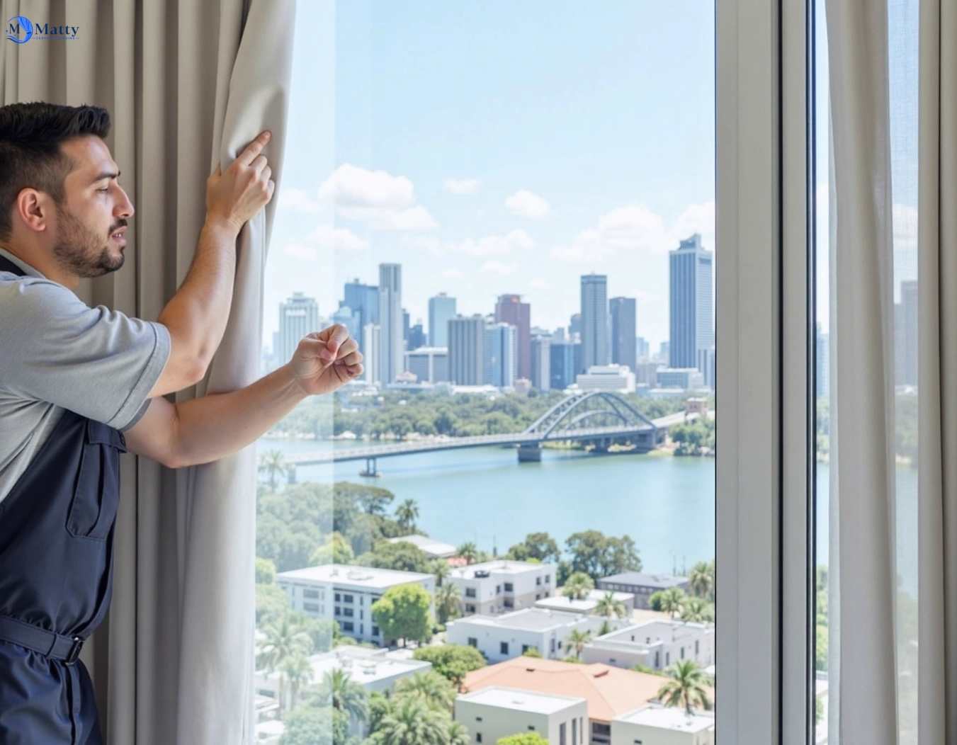 Professional curtain steam cleaning service kogarah-nsw QLD by Matty Curtain Cleaning